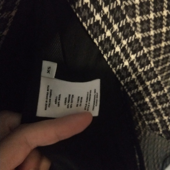 NWOT Helmut Lang Square Houndstooth Wool Blazer XS - Picture 6 of 8